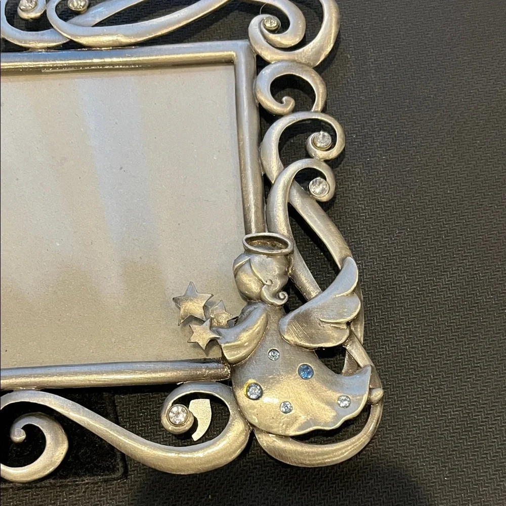 Elegant Gold Angel Picture Frame